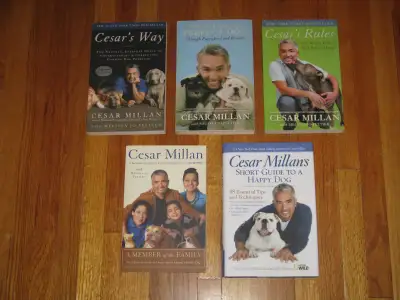 Assorted Dog Training Books Cesar Millan, Monks of New Skete etc, View more