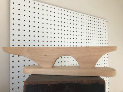 Tailor Point Presser Pounding Wood Block A tailor's wooden point presser and clapper helps to get cr...