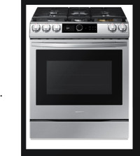 Samsung 6.0 cu.ft. Slide-In Single Oven Gas Range with Air Fry
