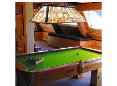 Wellmet 3-Lights Pool Table Lamp with Tiffany-Style Shade, View more