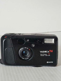 Yashica T4 Point & Shoot 35mm Film Camara- For Parts / Repairs 