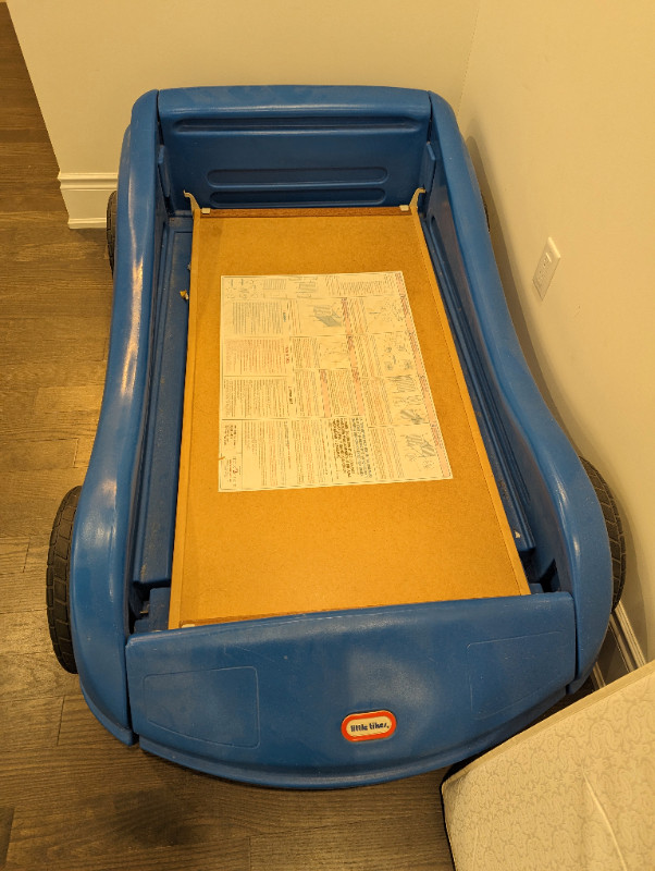 Little Tikes Car Bed With Mattress in Cribs in Markham / York Region - Image 2