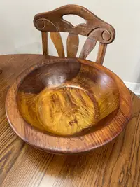 Beautiful handmade wooden bowl