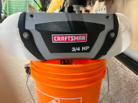 Craftsman Garage Door Opener 3/4 HP Belt Drive.