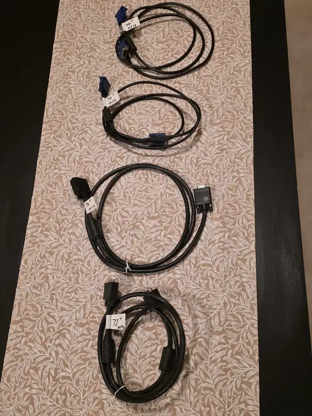 VGA CABLES  in Cables & Connectors in Edmonton - Image 2