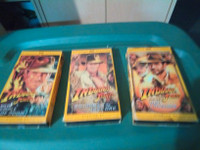 Indiana Jones 1-3 on VHS