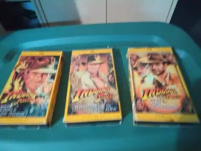 Indiana Jones 1-3 on VHS, View more