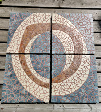 "Sacred Circle" Mosaic (ceramic tile) Art Installation