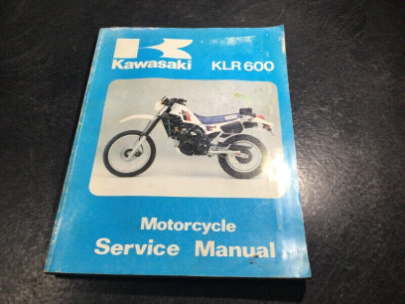 1984 Kawasaki KLR600 Motorcycle Service Manual KLR600-A1 Enduro for sale  