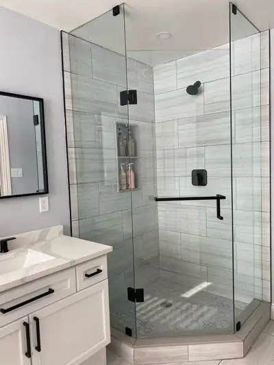 FRAMELESS SHOWER GLASS ENCLOSURES BATHTUB SLIDING GLASS DOOR ETC, View more