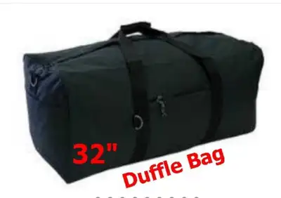 Brand New Zipper Duffle Travel Bag Flexible Large Plain Simple , View more