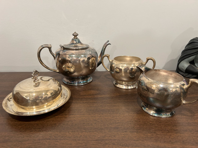 Antique Silver Tea Set "EPBM WR 922" in Arts & Collectibles in City of Toronto