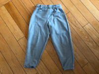 Easton youth small grey baseball pants