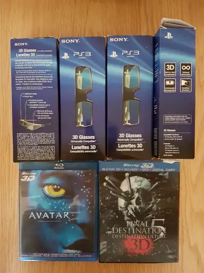 Sony 3D playstation glasses. Universally compatible., View more
