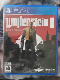 PS4, Wolfenstein II: The New Colossus Game, Excellent Condition!