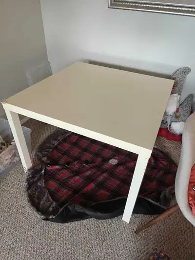 white square table , View more