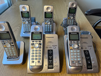 Téléphone sans fil à 2 combinés Panasonic 5.8 GHz avec répondeur