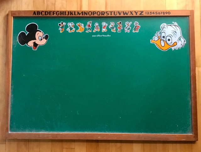 Walt Disney Vintage Mickey and Ludwig Von Drake Reversible Chalk in Arts & Collectibles in Ottawa