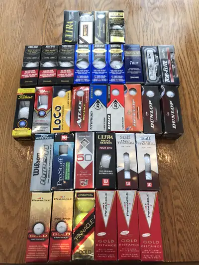 New Golf Balls, Different Brands. , View more