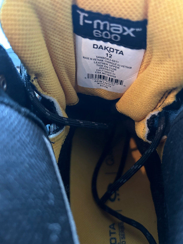  Dakota Work Boots Steel toe -Size-12 in Men's Shoes in Edmonton - Image 4
