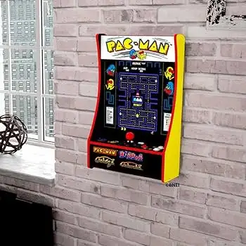 Arcade 1up pacman with 4 games included... Wall mount