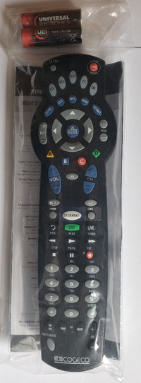 Brand New Cogeco TV Cable Box Remote Control