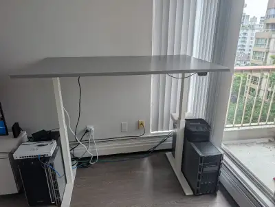 Electric sit/stand desk, View more