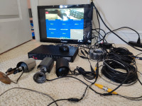 Lorex LH320 Edge Video Surveillance Recorder, with 3 cameras