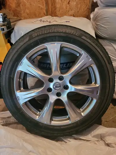 Very good condition. Rims are free of corrosion or bubbling paint. Very slight curb rash on two rims...