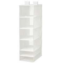 White organizer w/ 6 compartments