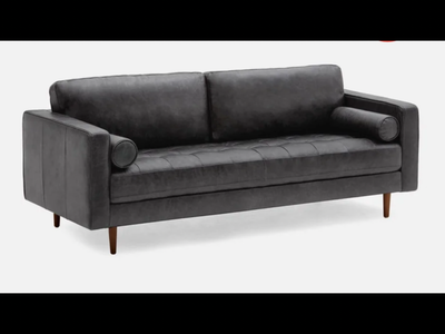 Leather sofa, View more