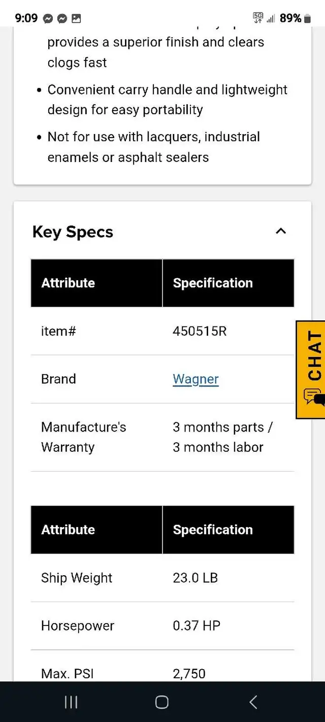 WAGNER PAINT CREW 770 in Painting & Paint Supplies in Hamilton - Image 7