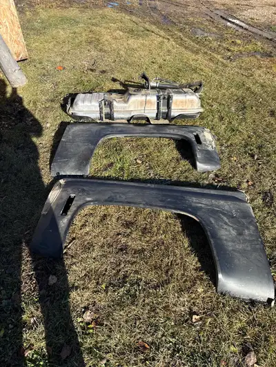 Fuel tank left and right front fenders never used Chevy square bodies