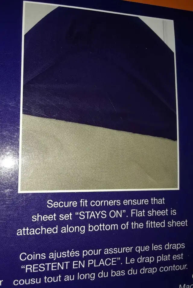 NEW queen air mattress sheet set in Bedding in Kingston - Image 7