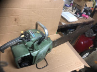 Green Pioneer 450 vintage classic chainsaw