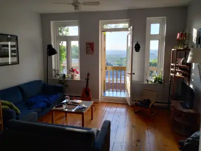 3 1/2 à sous-louer du 15 juillet au 10 août