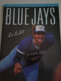 Blue Jays 1985 Scorebook Magazine