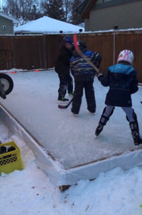 Backyard Hockey Rink w netting (see optional pricing)