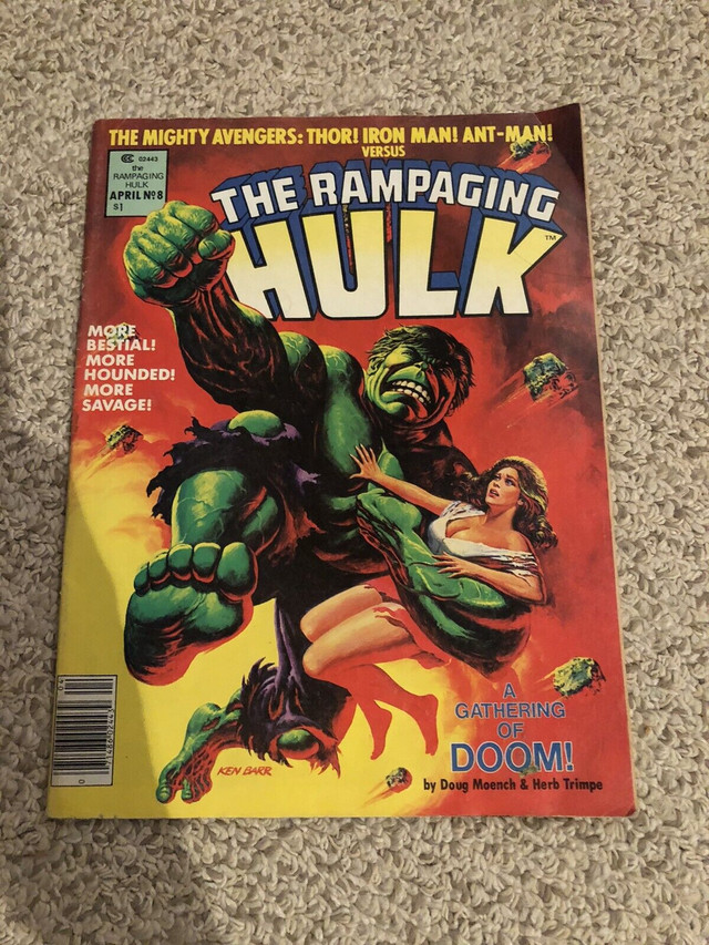 Marvel’s Rampaging Hulk Comics (1977) #1-4 and 8 in Comics & Graphic Novels in City of Toronto - Image 2