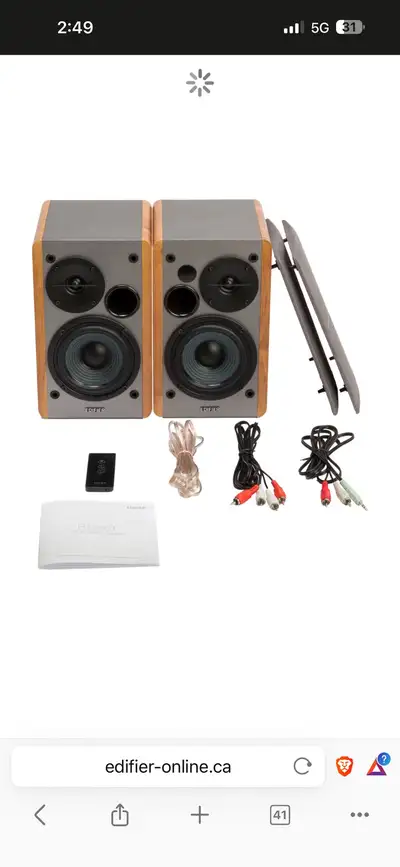 Edifier R1280T Powered Bookshelf Speakers, View more