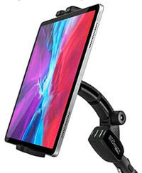Car Tablet Mount with Dual USB Port