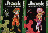 .Hack: //Legend of the Twilight English Manga Book Vol 1 &amp; 2