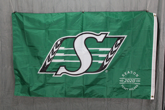 Saskatchewan Roughrider Flag - 2020 Season Ticket Holder in Football in Saskatoon