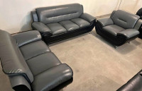 New ~ Leather Sofa set for sale ~ Leather couch 3+2+1