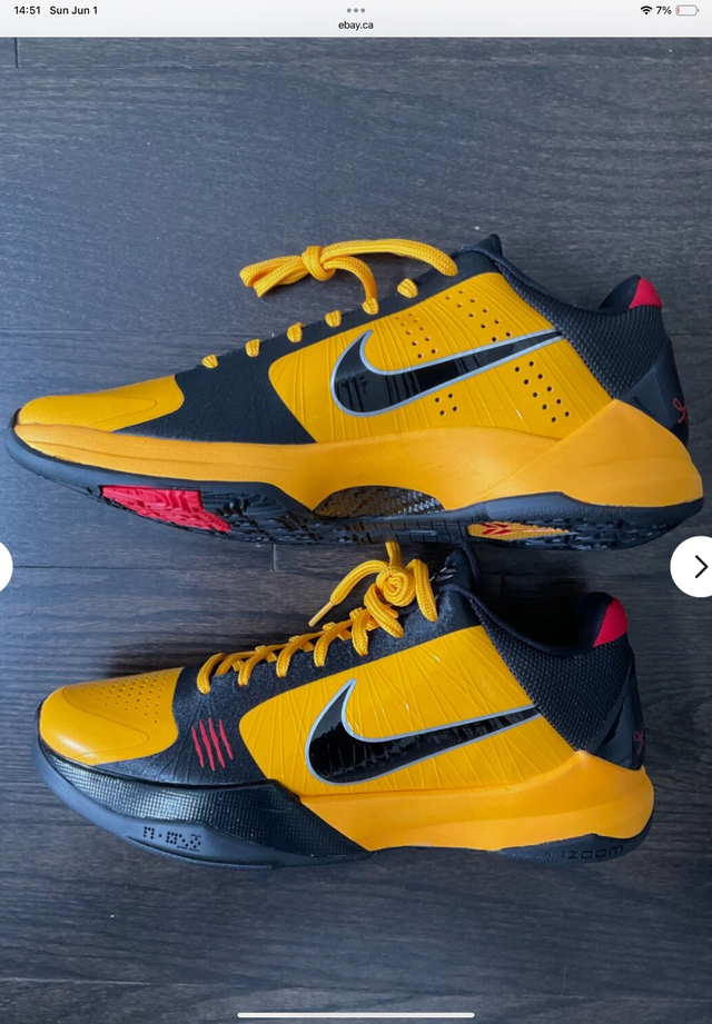 Very Rare Brand New Nike Kobe 5 Protro Bruce Lee Sz 8.5 Men’s in Men's Shoes in Oakville / Halton Region - Image 4