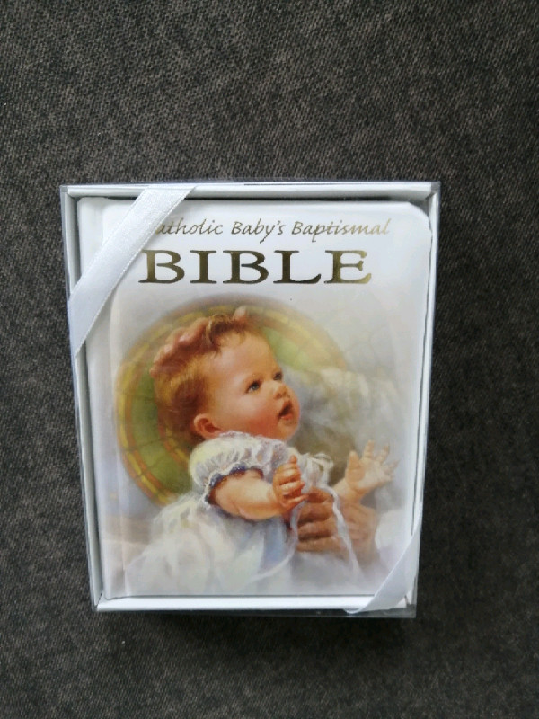 A Catholic baby's baptismal bible/first bible in Children & Young Adult in Bedford