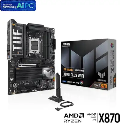 Asus TUF board and AMD cpu, View more