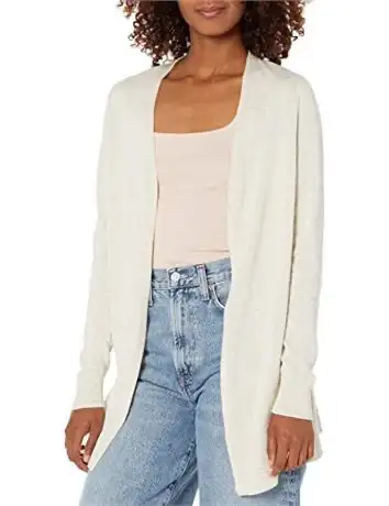 Amazon Essentials Women's Lightweight Open-Front Cardigan,Sz L,