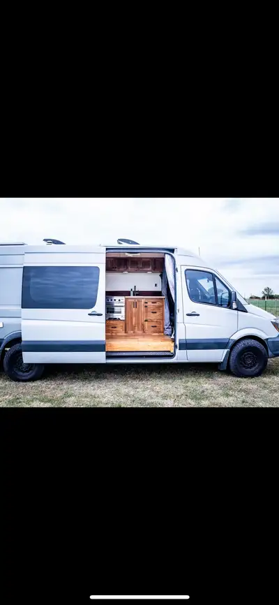 Custom full time moto van. Can fit up to a full size street bike, a couple dirtbikes, mountain bikes...