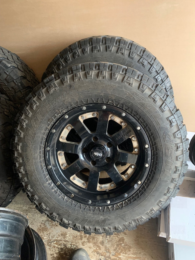 17” aluminum offset wheels  in Cars & Trucks in Moncton - Image 2